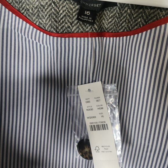 J.Crew Sommerset blazer in graphite English Wool herringbone - Picture 8 of 9